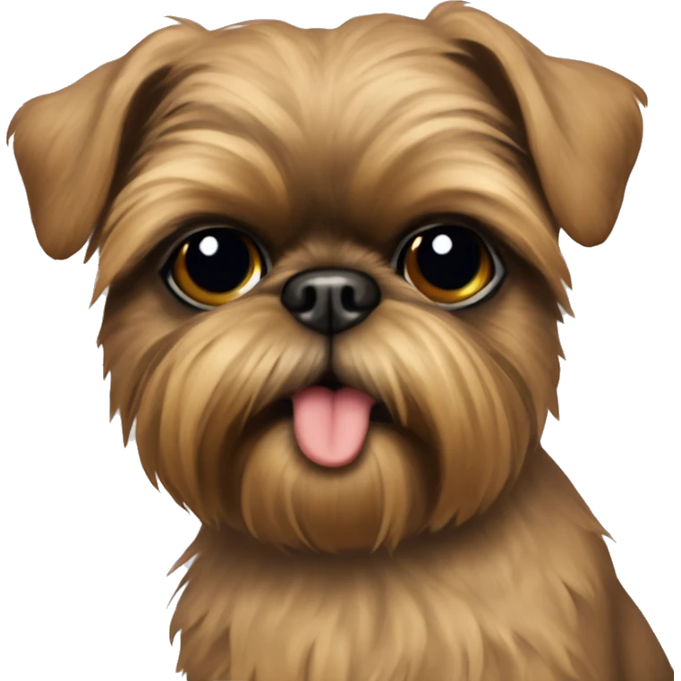 brussels griffon peace sign  emoji