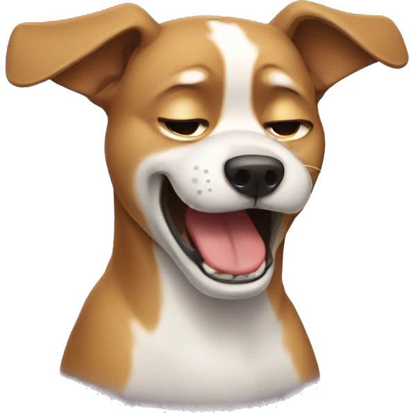 Dog crying emoji