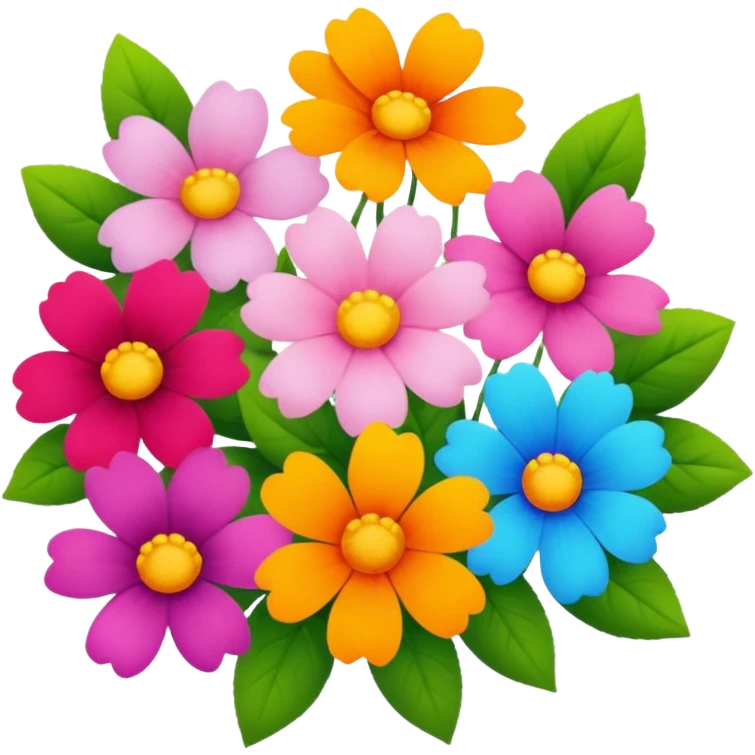 beautiful flowers  emoji