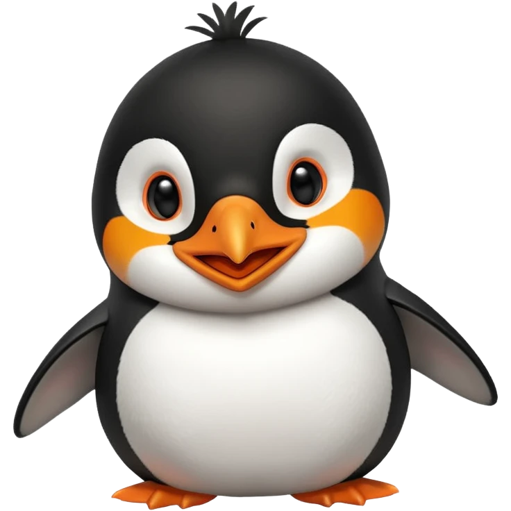 laughing penguin emoji