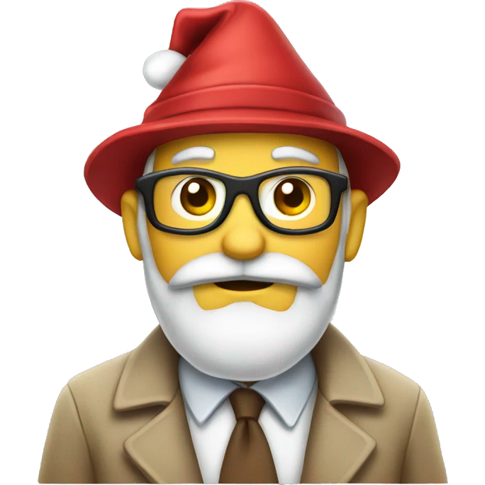 santa detective emoji