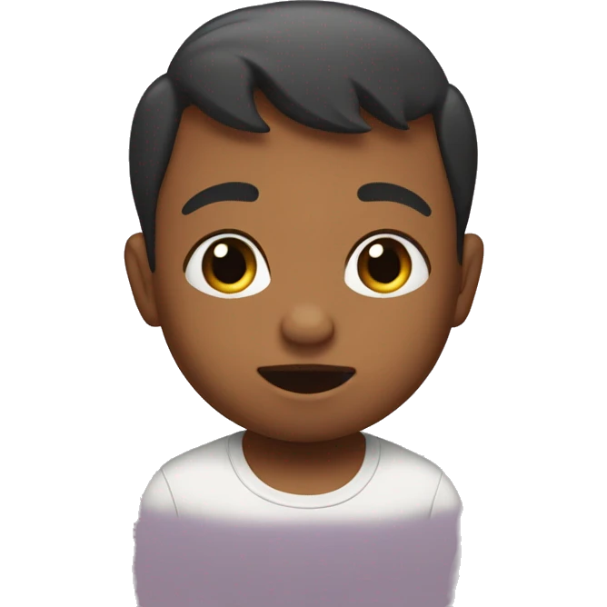 Bebé babeando emoji