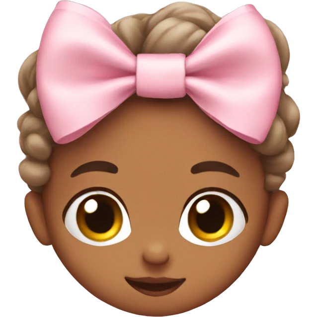 baby pink bow emoji