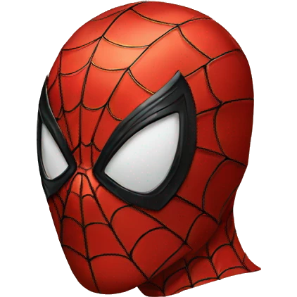 Red Spiderman-mask emoji
