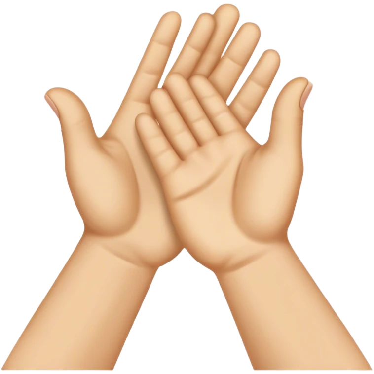 clapping another's hand 
 emoji