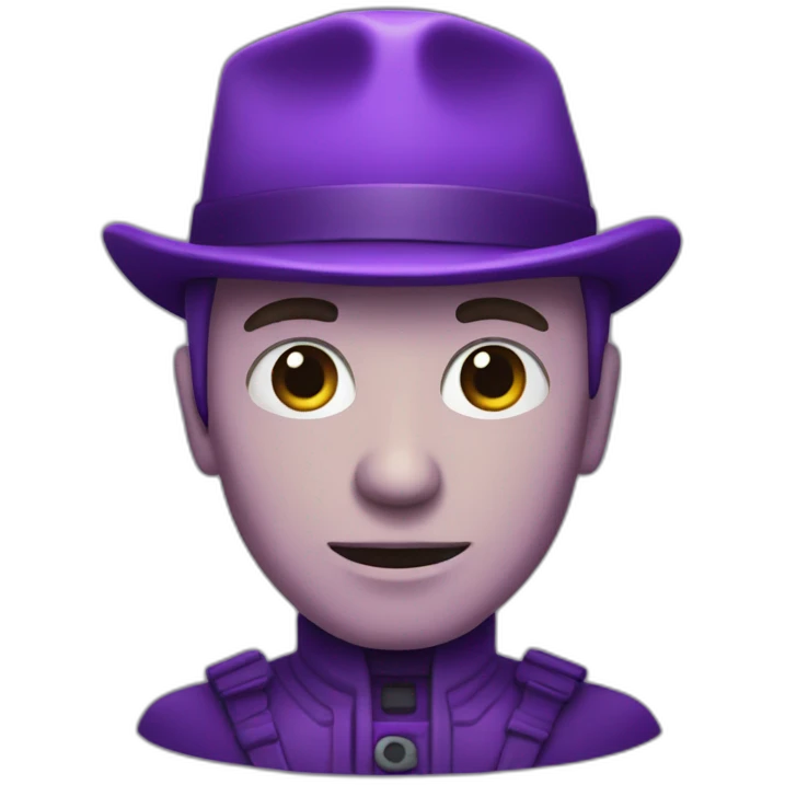 Homme qui contrôle du poison violet  emoji