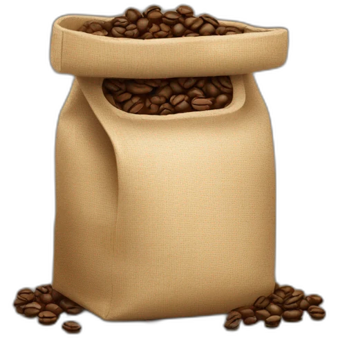 bag with coffee beans2 emoji