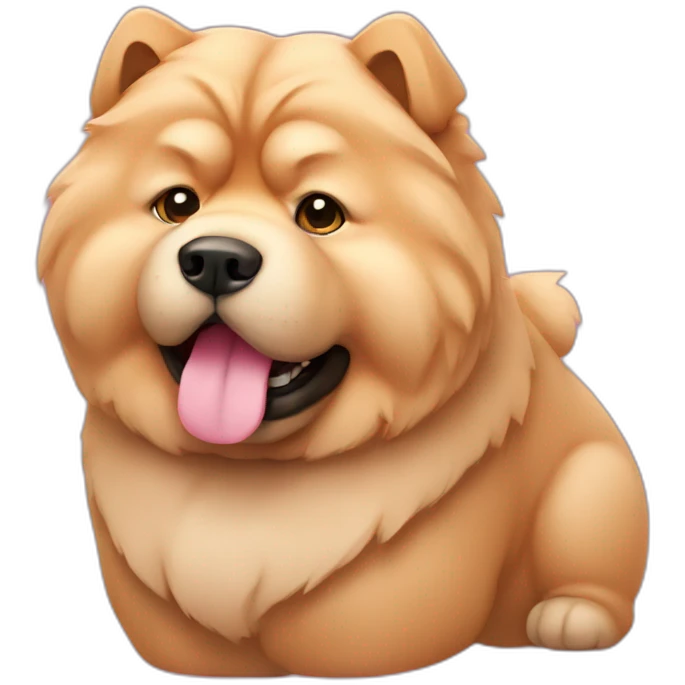 chow-chow pink emoji