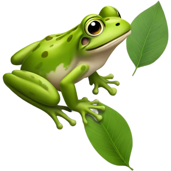 frog look up emoji