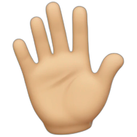 mano señalando emoji