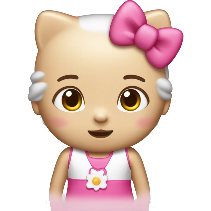 Hello kitty bébé  emoji