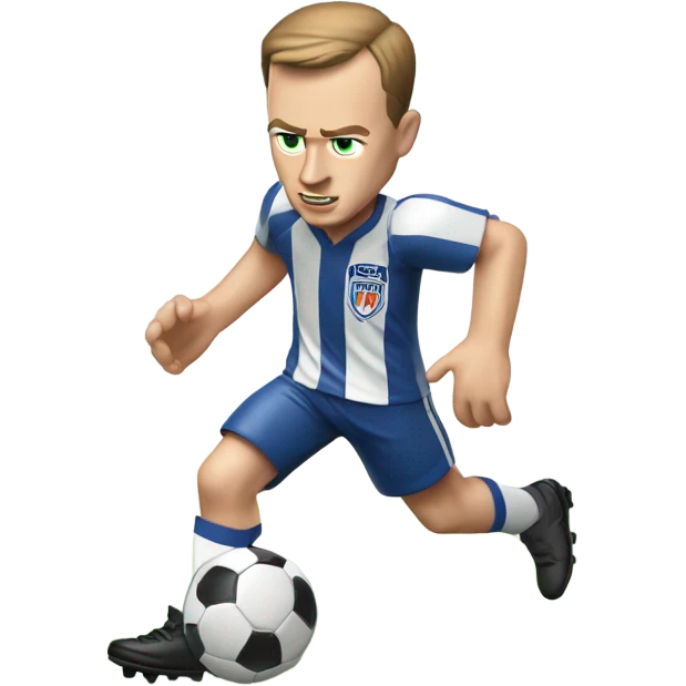 Peyton manning playing soccer emoji