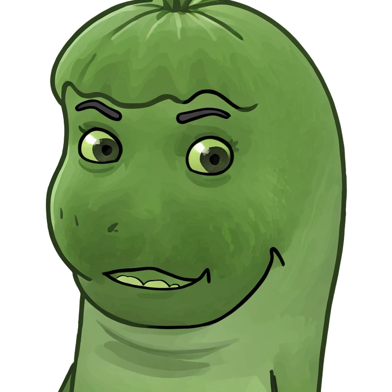 justin bieber in a cucumber emoji