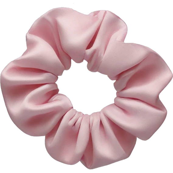 Pale pink Scrunchie  emoji