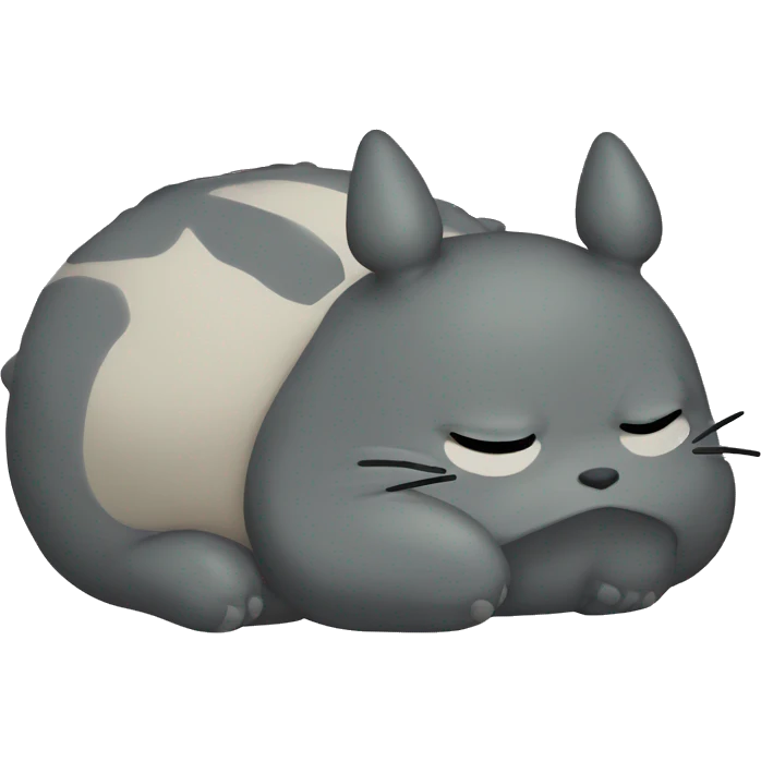 Totoro sleeping  emoji