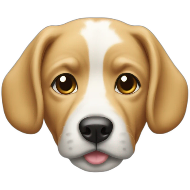 Le chien porte un manteau  emoji