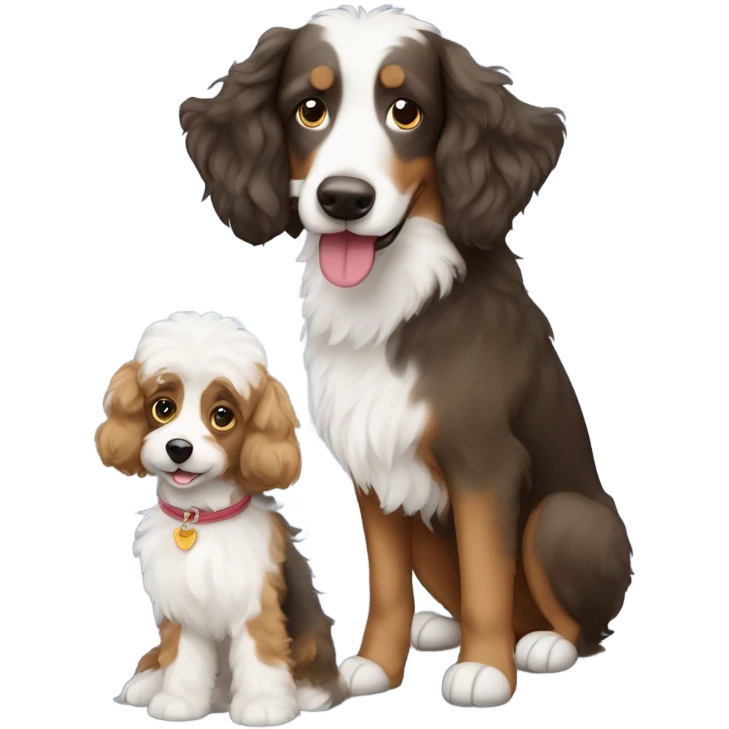 poodle and australian shepard emoji