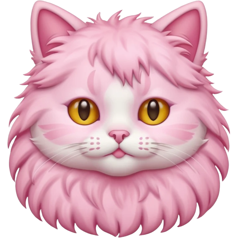 Pastel pink cat  emoji