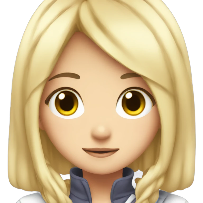 Anime girl emoji