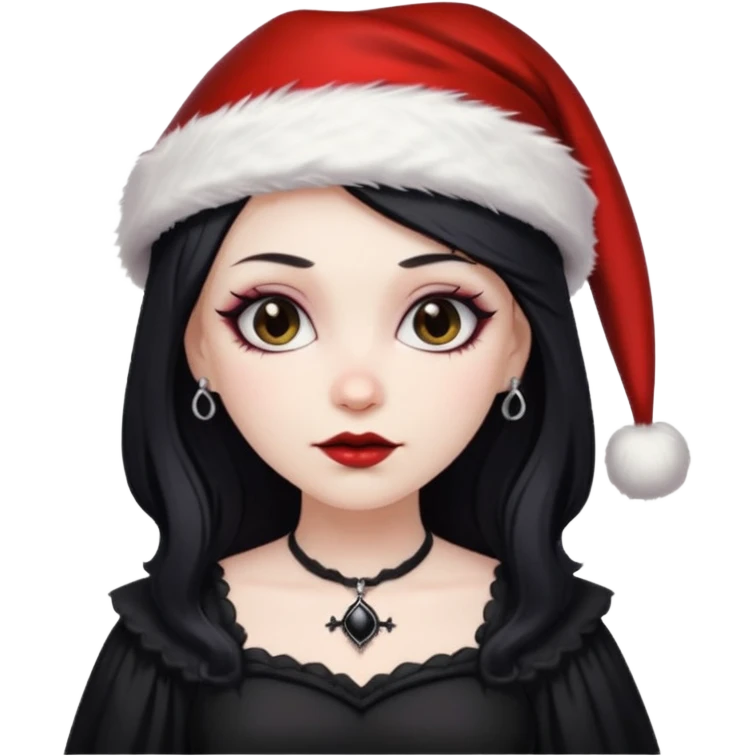 Goth Dommy mommy Santa Clause emoji