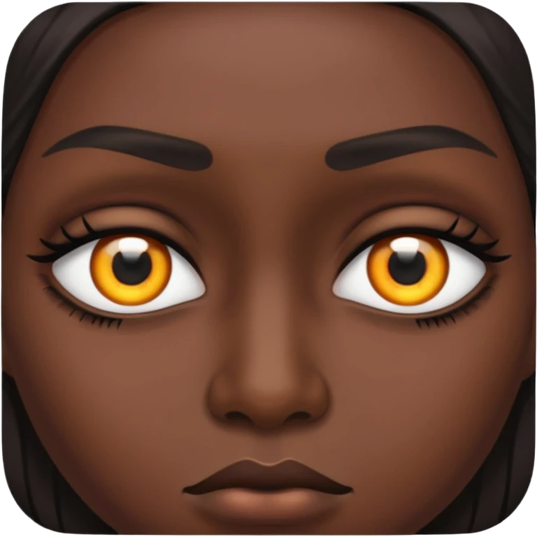 black eyes emoji