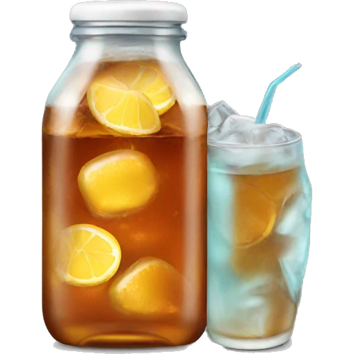 Iced tea bottle emoji