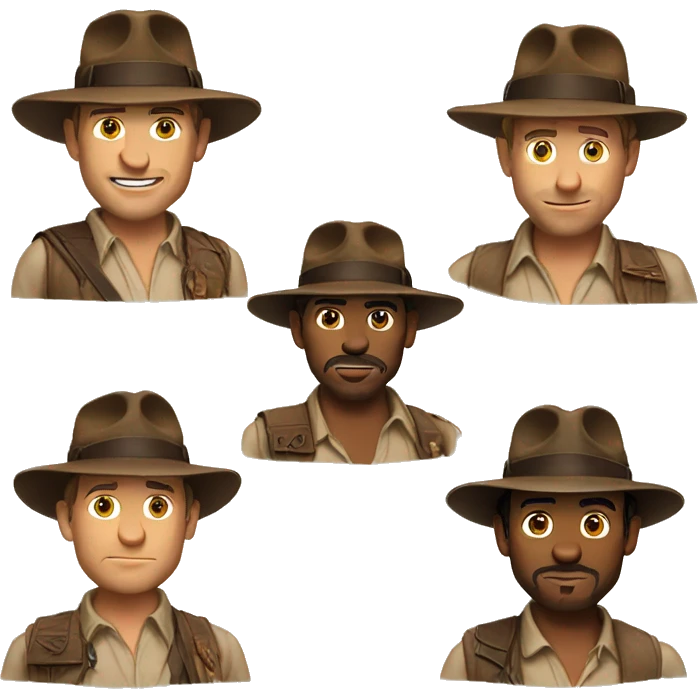 Indiana jones emoji