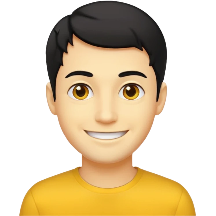 yellow man emoji