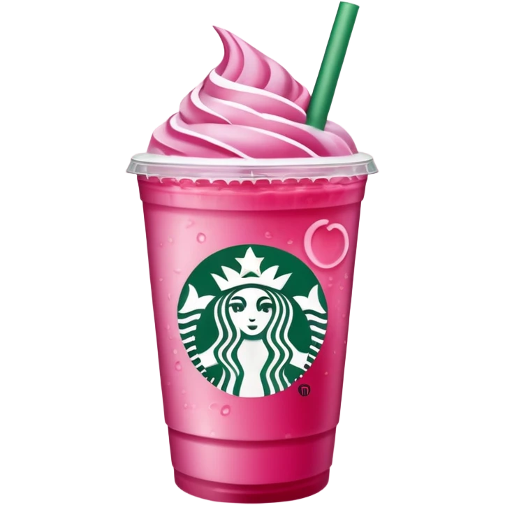 pink drink from star bucks that has the logo emoji