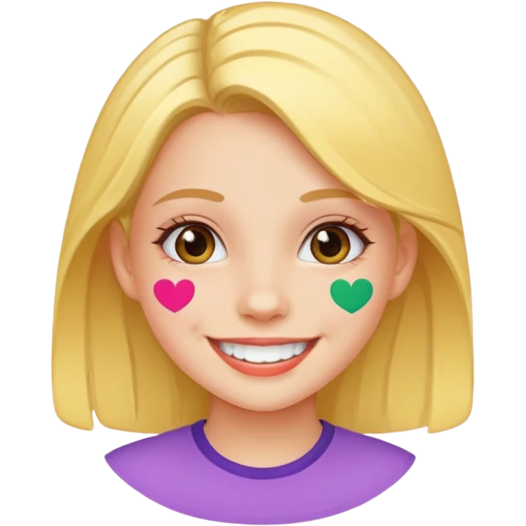 Stikers of girl emoji