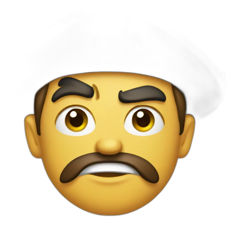 Angry pirate emoji