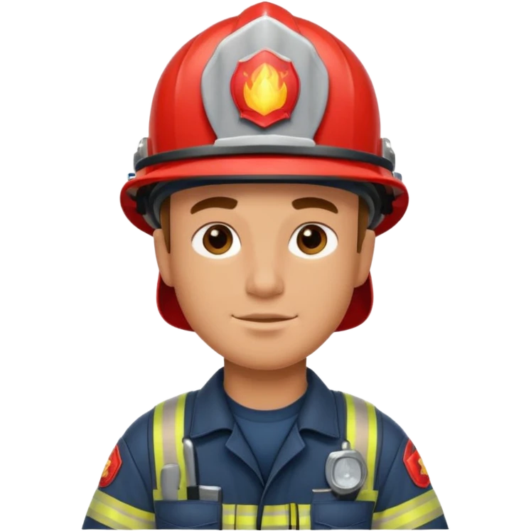 now a want a firefighter guy emoji