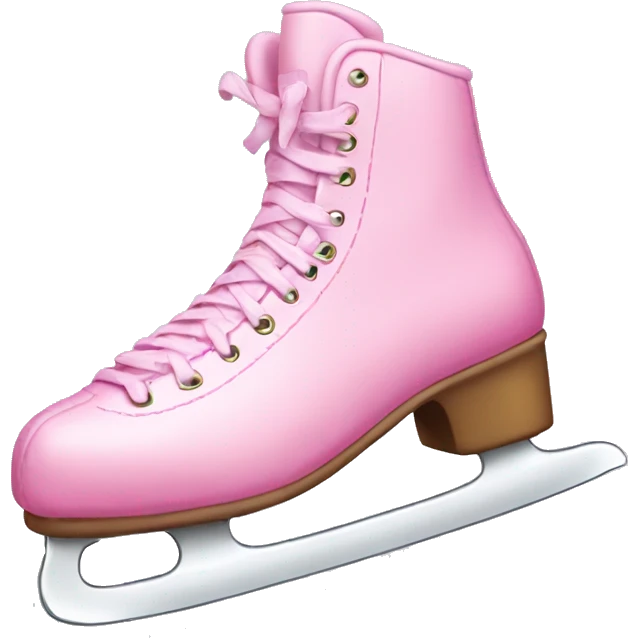 pink ice skate emoji