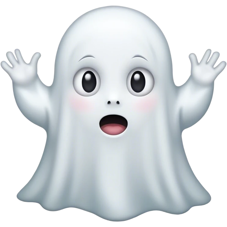 Cute ghost emoji
