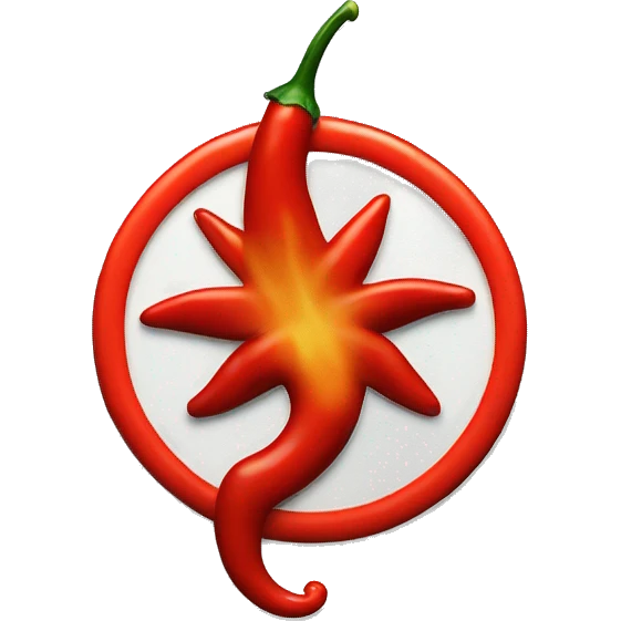Red hot chili peppers logo  emoji