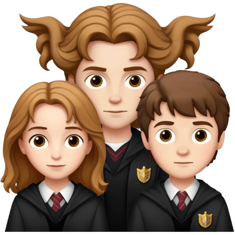 Hermione, Ron and Harry emoji