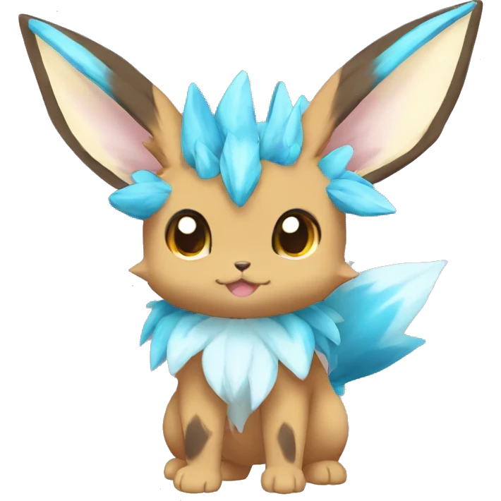 Kawaii Eeveelution-Cute-Pokémon-fusion full body emoji