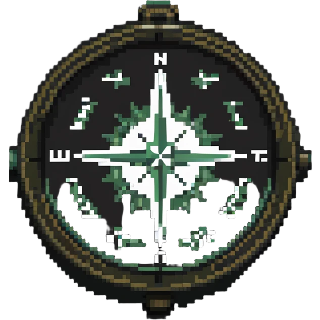 Army tactical compass with NATO symbol emoji