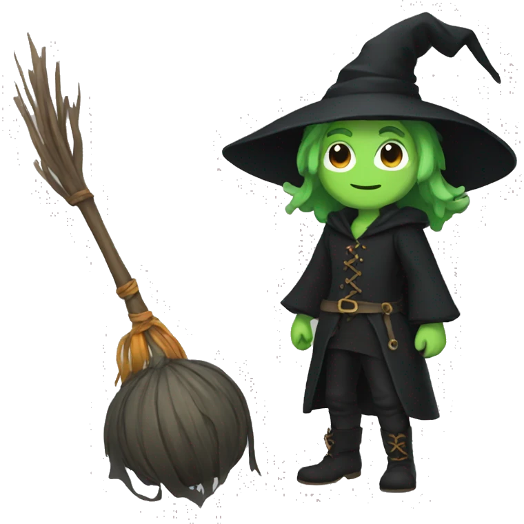 male witch emoji
