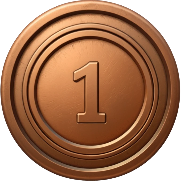Bronze level 1 paid subscription badge emoji