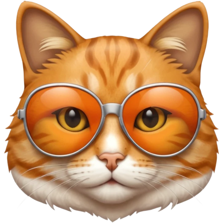 Cat wearing sunglasses emoji