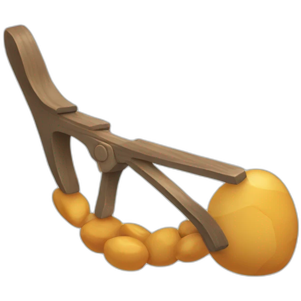 slingshot with pebbles emoji