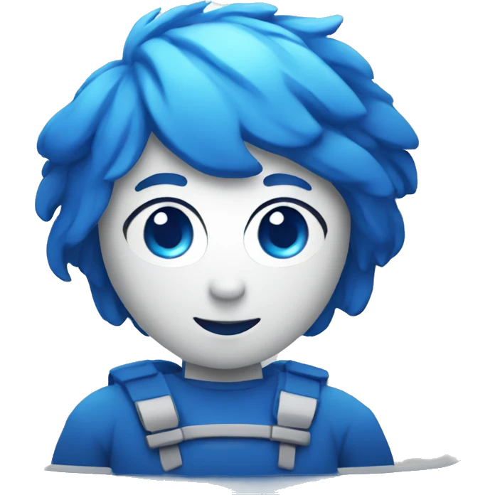 Blue Instagram verification logo on vrai logo emoji
