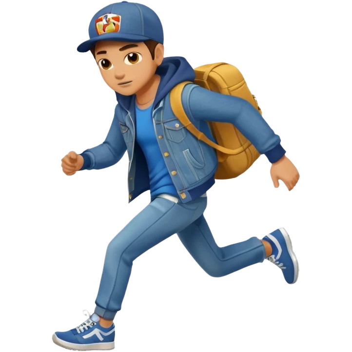 Subway surfers jake full body running  emoji
