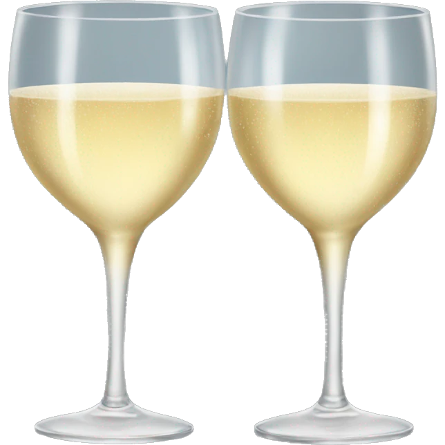 Two champagne coupes emoji