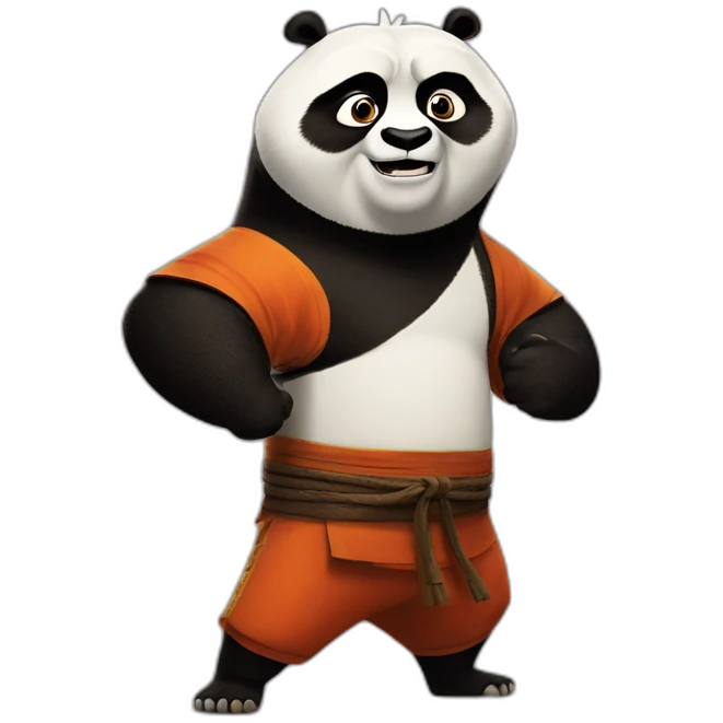 Kung fu panda emoji