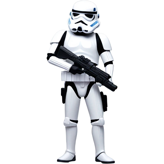 Storm trooper with blaster emoji