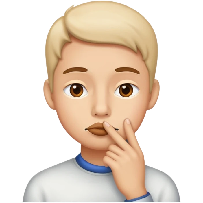 🫂🤫 emoji