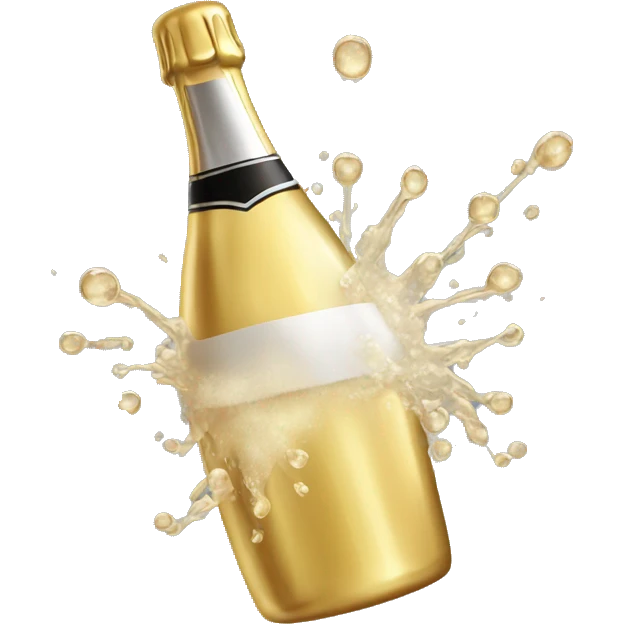 Champagne spray emoji