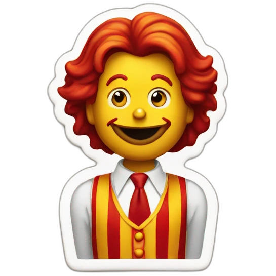 ronald mcdonald emoji